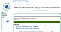 Desktop Screenshot of ehealthnurses.org.uk